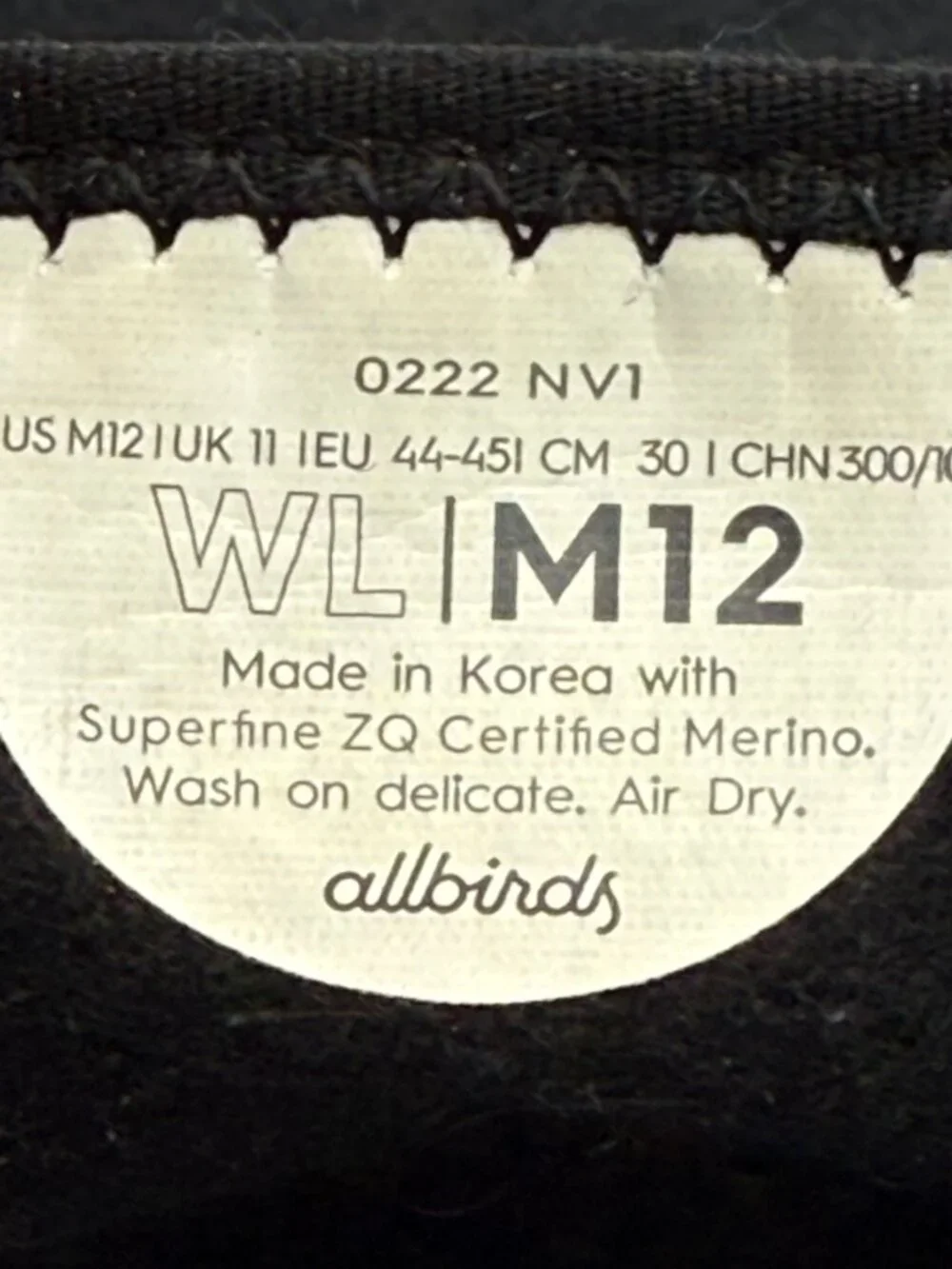 Allbirds Wool Lounger Slip-On Shoes Navy Blue Men's Size 12